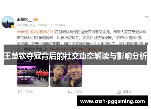 王楚钦夺冠背后的社交动态解读与影响分析